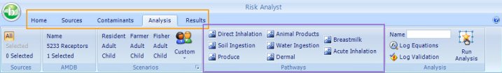 Breeze Risk Analyst menu